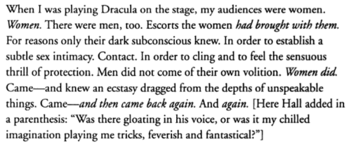 hembrista:Bela Lugosi about his female fans 