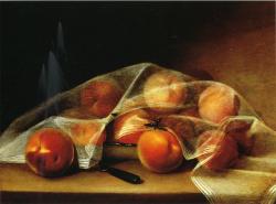 Fruit Piece with Peaches Covered by a Handkerchief (also known