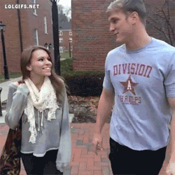 onlylolgifs:  How to recover from being denied a kiss 