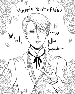 mikai-art: How Yuuri saw Viktor in this comic  Please save that