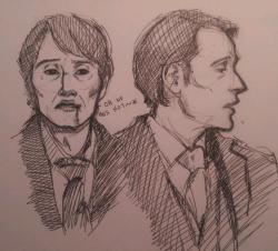 if Hannibal is as hard to catch as he is to draw, then the FBI