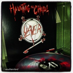 cratesofvinyl:  By @southernlord “#nowspinning #slayer #hauntingthechapel