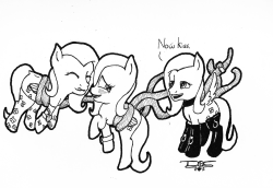 houseofdos:  Fanart for the three magnificent Fluttershies.Kinky-CultershyMadame-Fluttershy