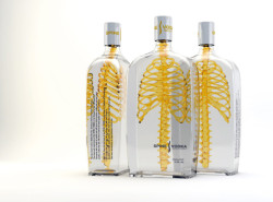 laughingsquid:  Spine Vodka Has Clever Bottle Containing a Translucent