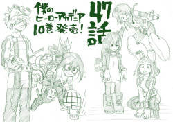 tododekushrine:  Hero costume swap!!official sketch from Horikoshi-sensei