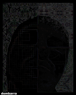 Made of pixels #art #gifart #gif #portrait www.behance.com/dombarra