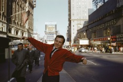 thebobbydarinblog:  Bobby Darin and the red jacket. 