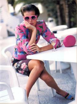 loveisinvogue:  Vogue US March 1989 “Mix It Up!” Model: Jenny
