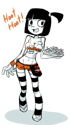 duckymomoisme:  grimphantom:  zukicure5gogo:  Hooters　Theresa  Wow she looks great! Wonder if Morgan is a hooters girl too……tho i bet she’s more of the junk in the trunk side :P  Wanna some… er, fries? 