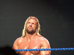 sassy-tripleh:  the cutest man in the world. [ + Triple H ]