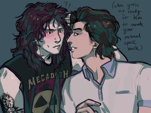 chocoarts:  steddie doodles for my mental health