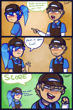 telltale-sheriff:  Noiz tries complimenting Aoba and failing.