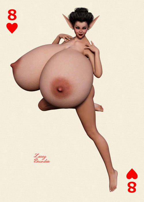 Big Breast Art #6Eight of Hearts - by Larry BrunderFrom:Â http://larrybrunder.deviantart.com/art/Eight-of-Hearts-573972755Posted with permission to Muse Mint from Larry Brunder.