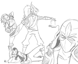 virtuous-golden-demon:  Shen is embarrassed to see a squad so