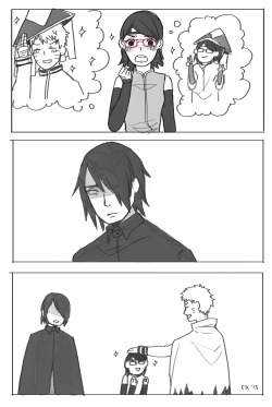 kirakurapon:  when sasuke agrees to take sarada along to see