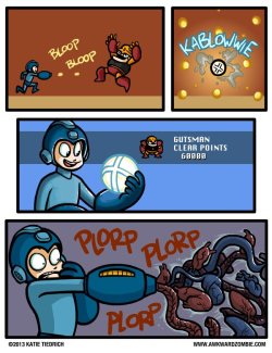 dorkly:  Awkward Zombie: Gut Reaction