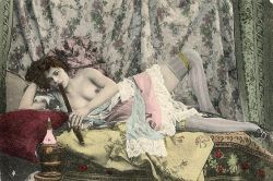 bibulousbibliophile: historicaerotica:  naked women smoking opium