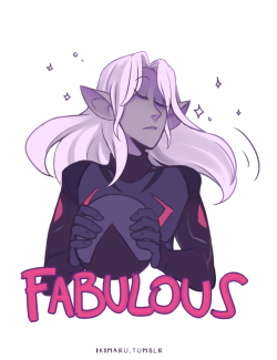 ikimaru:  someone asked if there was gonna be some Lotor stuff