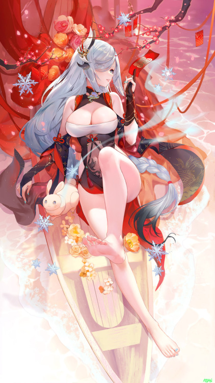 xsirboss:   申鶴 ATDAN-https://www.pixiv.net/artworks/104330950