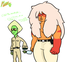 Kindergarten Supervisor Peridot and Assistant Kindergarten Supervisor