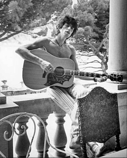 soundsof71:  Keith Richards at Villa Nellcôte, July 1971, by