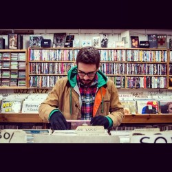 jenova7:  Crate digging for #vinyl at Cheapo Records in #Boston