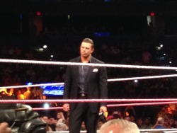 Last night. Tampa. Smackdown.