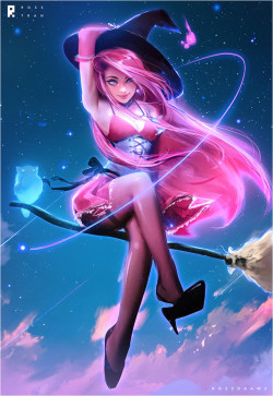 c0ry-c0nvoluted:  Ross Tran’s  Witch Girl   
