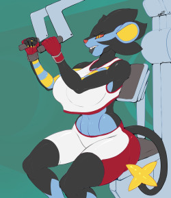 anthroanim:  snaokidoki:  @anthroanim has a Luxray named Shizuma.She