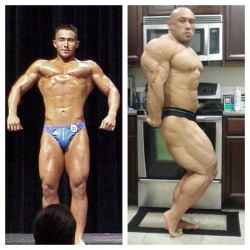 Jason Huh - 17yo @ 175lbs & 24yo at 270lbs, goes to show