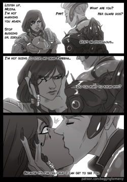 begging-for-mercy:Plot twist! Bad Justice aka Moira x Pharah!