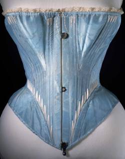 rosecorset:  Victorian corset (front), Victoria and Albert Museum