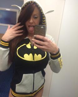 #lovethis #batman #hoodie #ears #cosplay #babes #batgirlcosplay