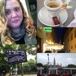 Made a #layout of when I was in Vienna two weeks ago! My #selfie