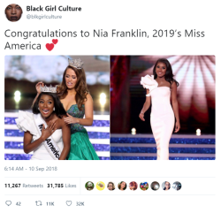 securelyinsecure:  Miss New York Nia Imani Franklin Has Won the