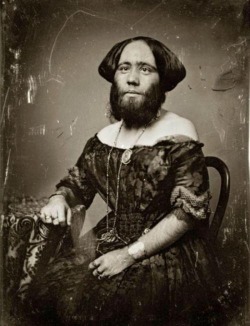 Josephine Clofullia, “The Bearded Lady of Geneva” - Barnum,
