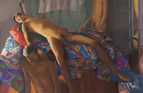grundoonmgnx:  Gilbert Lewis (American, b. 1945), Tribute, 1984 Gouache