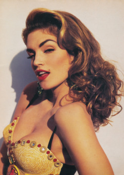 80s-90s-supermodels:  “Cindy Crawford”, Max France,