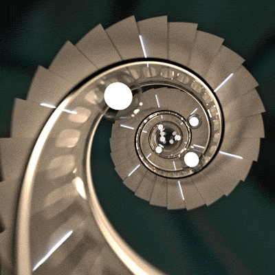 the-blank-master:  Spirals aren’t just two dimensional you