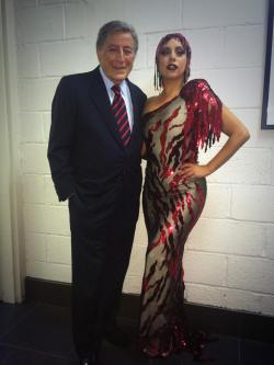  @ladygaga: Ready to perform on The Colbert Report @StephenAtHome !!!