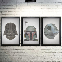 artworkisntwork:  Star Wars Artwork Typography Art Prints Star