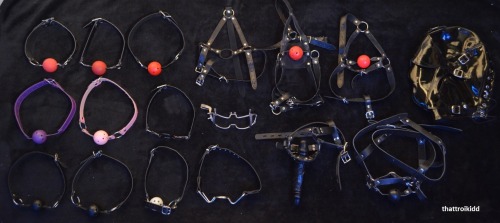 thattroikidd:  Collection update 07/05/2015(HD edition)DONT REMOVE CREDITS OR STEAL THE PHOTOSAlso you should follow my facebook page here or my fetlife  Amazing collection of bondage equipment! Thanks for sharing.
