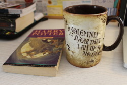 coffeemugs-and-bookshops:  Book Photo Challenge Day 25: Mug 