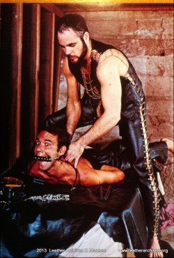 leatherarchives:  That look on his face is priceless 