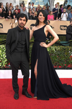 asiansinhollywood:  Kunal Nayyar and Neha Kapur attend The 23rd