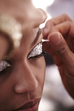 wgsn:  What a beautiful make-up shot #sparkles 