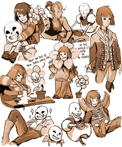 velocesmells:  Undertale requests from last night! 