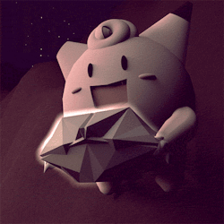 low-poly-pokemon:  Clefairy Dance Last one tonight with clefairy,