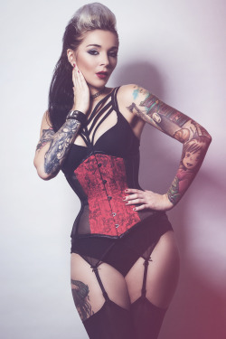 tuesdaysakura:  New shot by Kris Karl wearing Valkyrie Corsets,