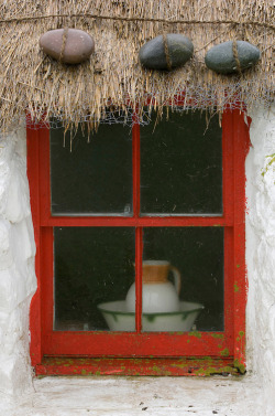  thatched house at Sandaig, Tiree, Scotland